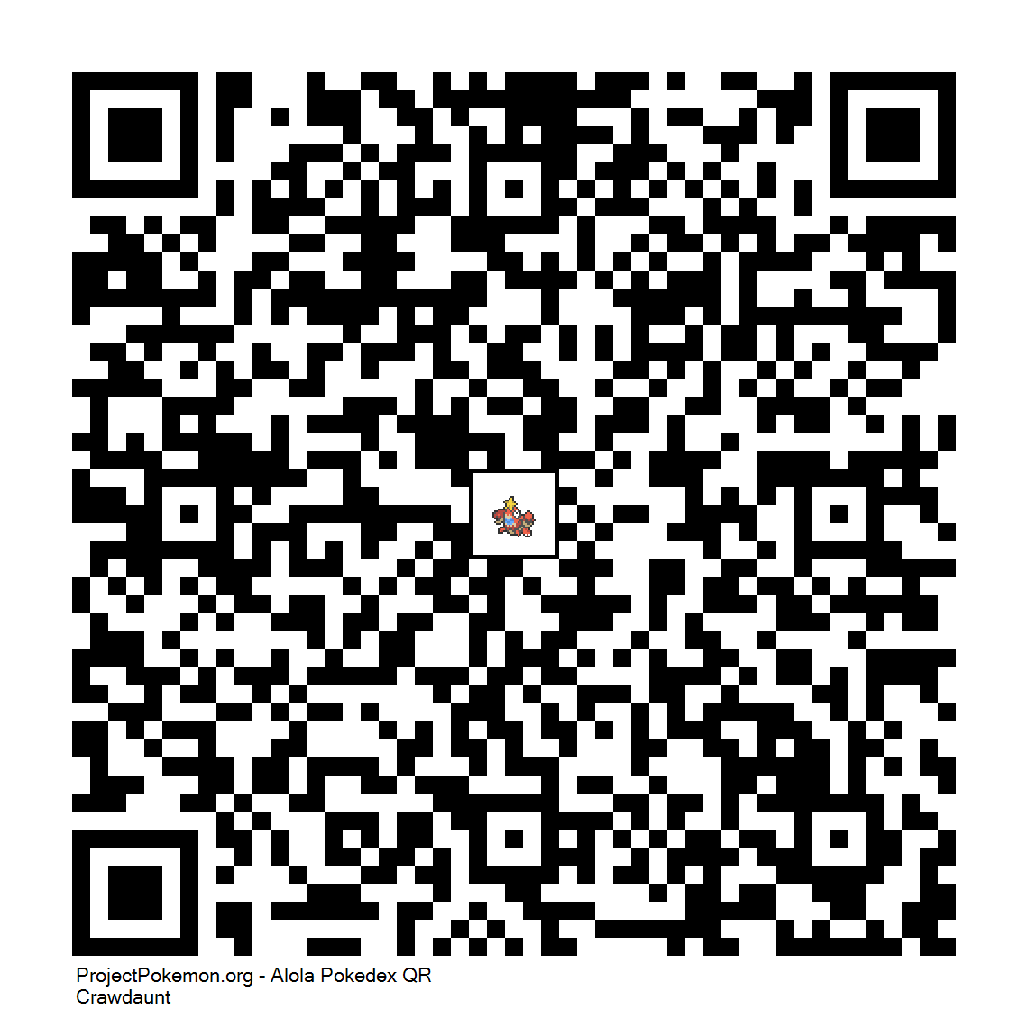 Cdigo QR de Crawdaunt